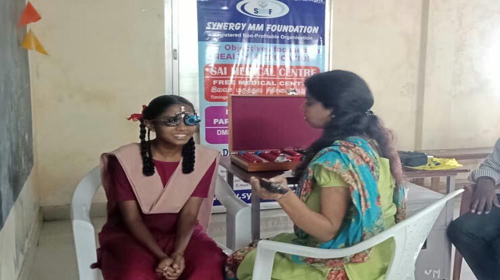 EYE CHECK UP @ Govt High School , chennai – 49 on 31-10-18