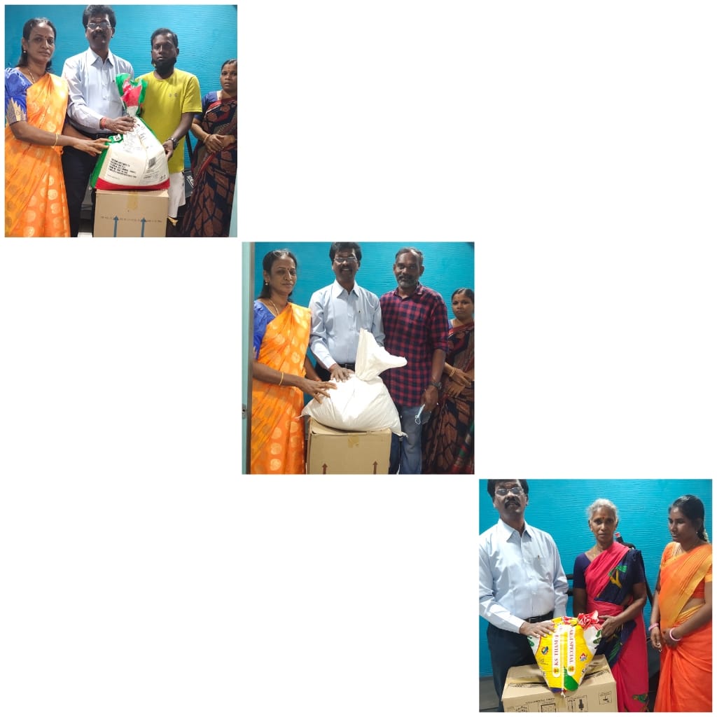 DONATION OF RICE BAGS