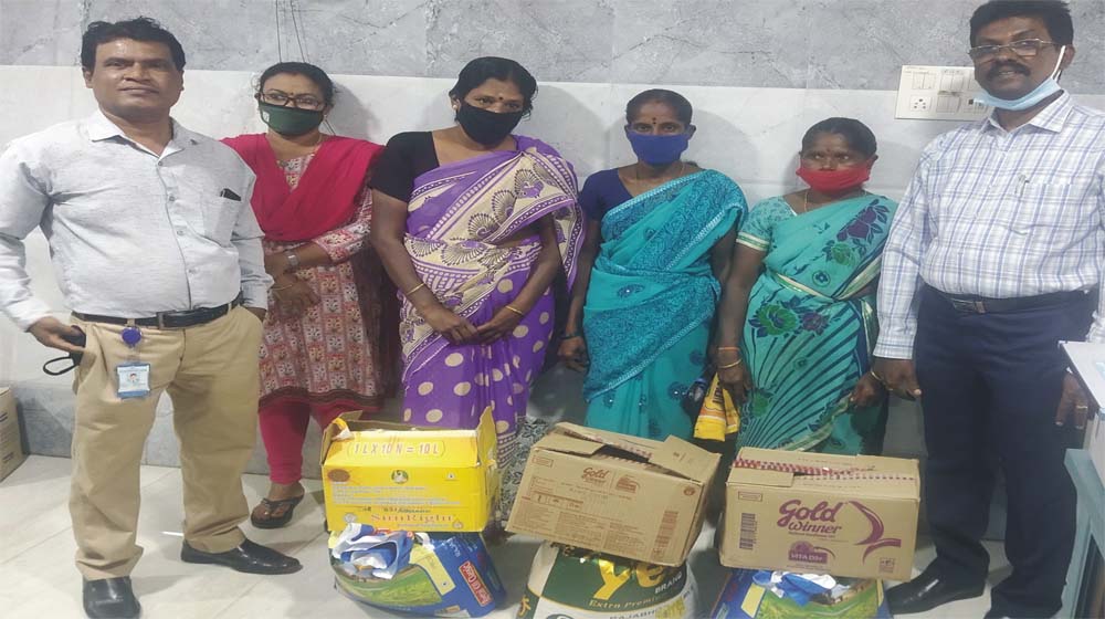 Donations of rice bags & Provisions