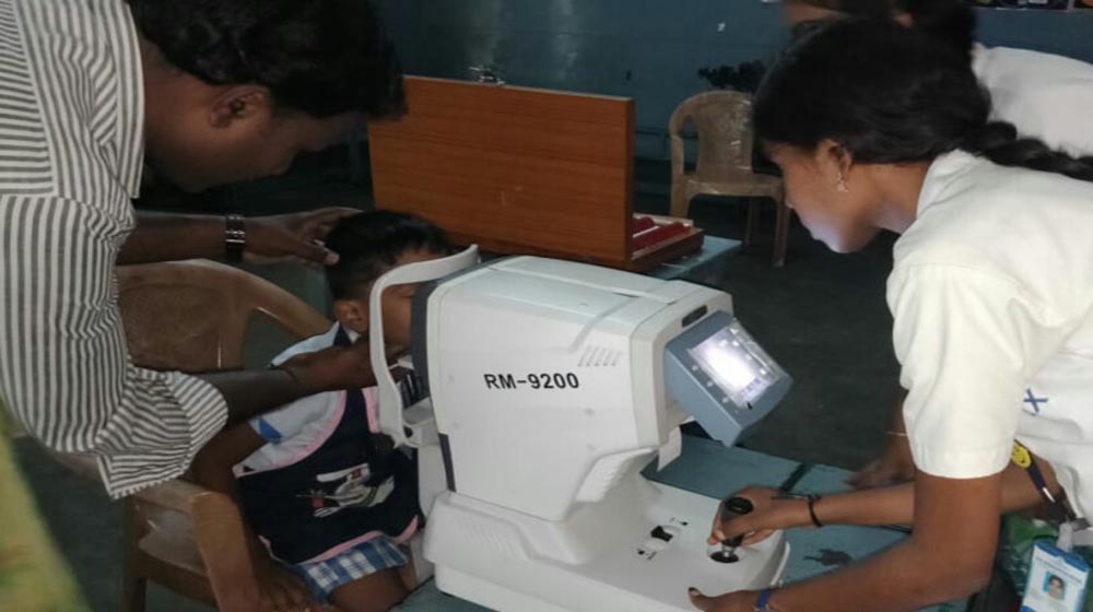 EYE CAMP @ Padma Sarangapani primary school 22-10-19
