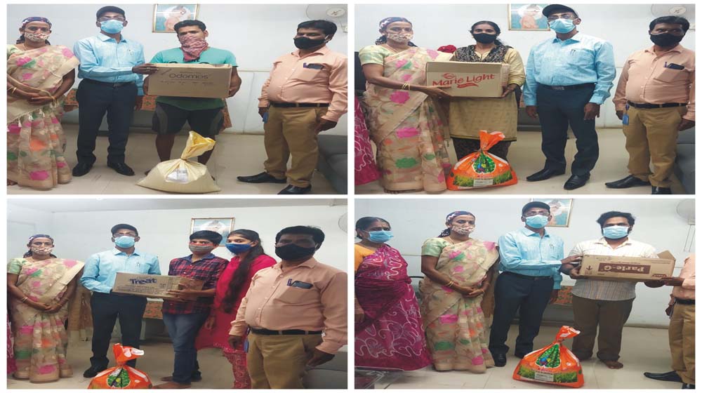 DONATION OF RICE BAGS & PROVISIONS