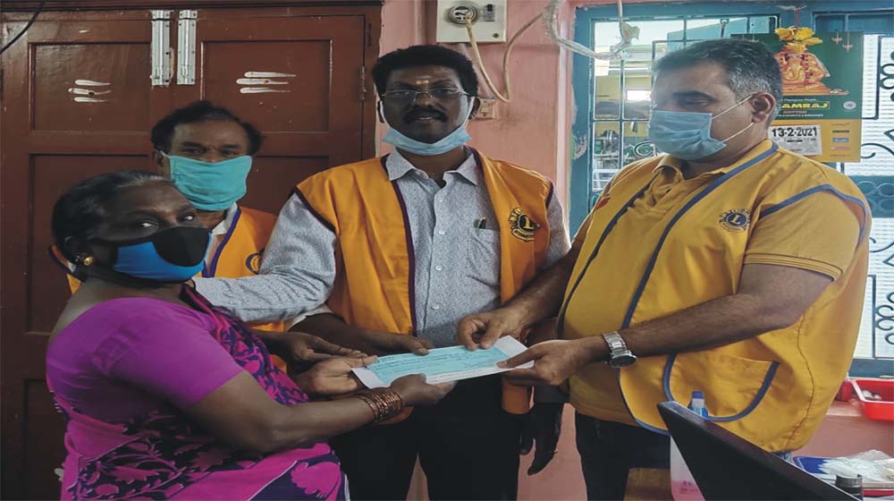 Medical expenses given for poor patient