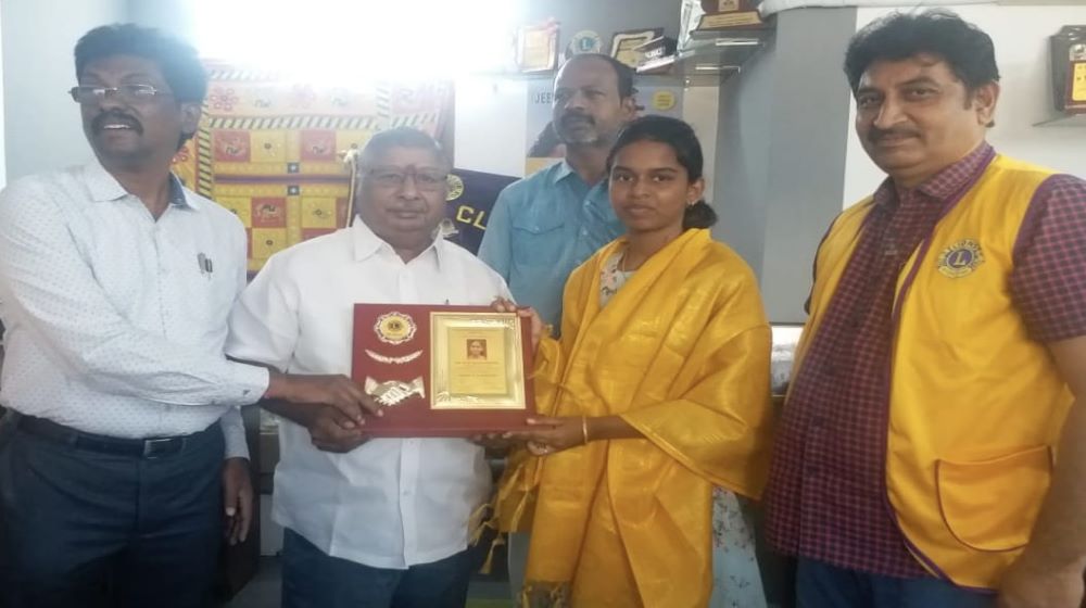 HONOURING Ms.NIVEDHA